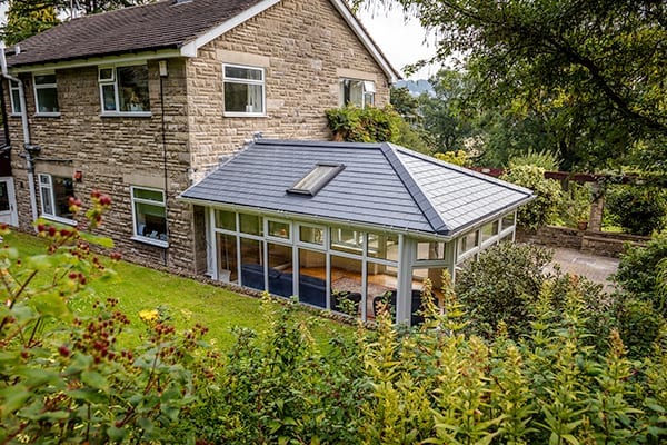 tiled conservatory roof